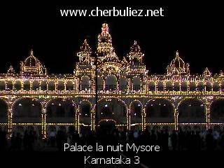 légende: Palace la nuit Mysore Karnataka 3
qualityCode=raw
sizeCode=half

Données de l'image originale:
Taille originale: 112283 bytes
Heure de prise de vue: 2002:02:17 15:47:46
Largeur: 640
Hauteur: 480
